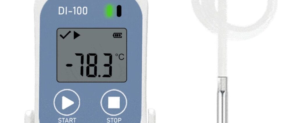 Digital Dry ICE Temperature Data Logger